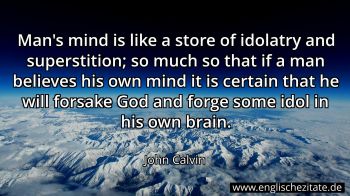 Englisches Zitat von John Calvin als Bild