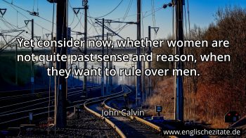 Englisches Zitat von John Calvin als Bild