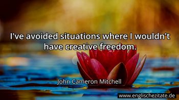 Englisches Zitat von John Cameron Mitchell als Bild