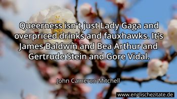 Englisches Zitat von John Cameron Mitchell als Bild