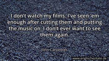 Englisches Zitat von John Carpenter als Bild