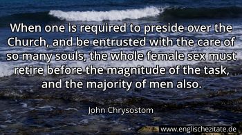 Englisches Zitat von John Chrysostom als Bild