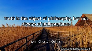 Englisches Zitat von John Churton Collins als Bild