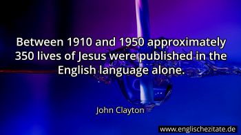 Englisches Zitat von John Clayton als Bild