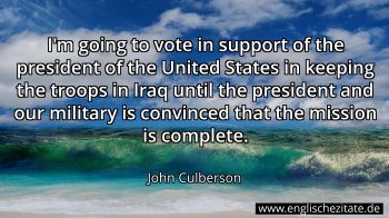 Englisches Zitat von John Culberson als Bild