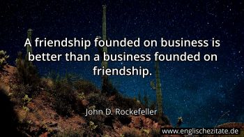 Englisches Zitat von John D. Rockefeller als Bild