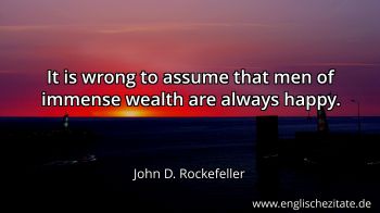 Englisches Zitat von John D. Rockefeller als Bild
