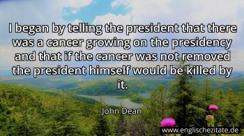 Englisches Zitat von John Dean als Bild
