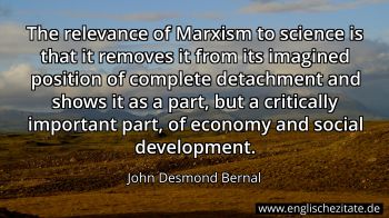 Englisches Zitat von John Desmond Bernal als Bild
