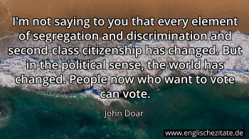 Englisches Zitat von John Doar als Bild