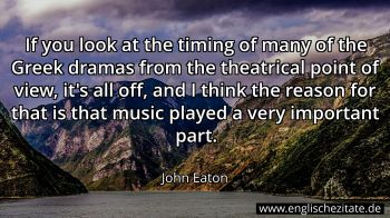 Englisches Zitat von John Eaton als Bild