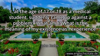 Englisches Zitat von John Eccles als Bild
