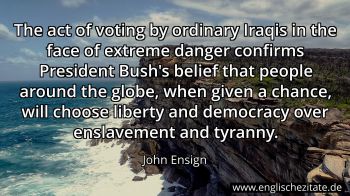 Englisches Zitat von John Ensign als Bild