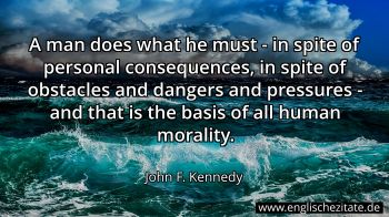 Englisches Zitat von John F. Kennedy als Bild