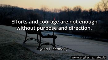 Englisches Zitat von John F. Kennedy als Bild