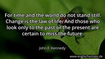Englisches Zitat von John F. Kennedy als Bild