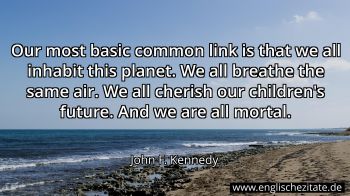 Englisches Zitat von John F. Kennedy als Bild
