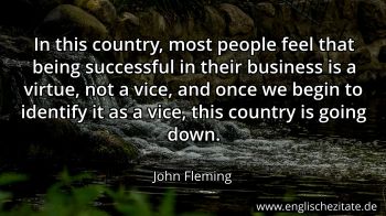 Englisches Zitat von John Fleming als Bild