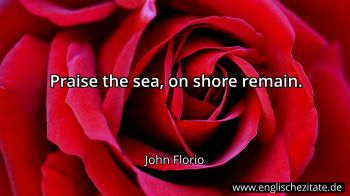 Englisches Zitat von John Florio als Bild