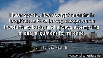 Englisches Zitat von John Forbes Nash, Jr. als Bild