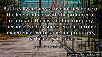 Englisches Zitat von John Frankenheimer als Bild