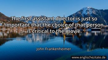 Englisches Zitat von John Frankenheimer als Bild