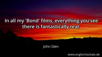 Englisches Zitat von John Glen als Bild
