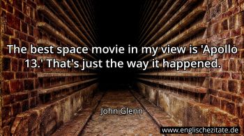 Englisches Zitat von John Glenn als Bild