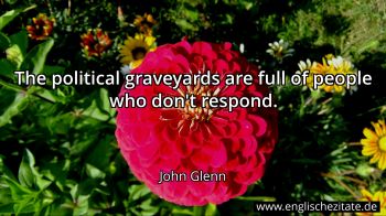 Englisches Zitat von John Glenn als Bild