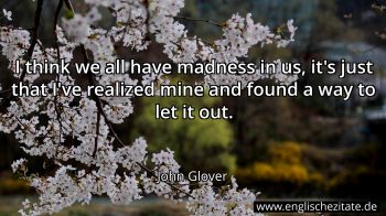 Englisches Zitat von John Glover als Bild