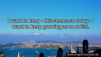 Englisches Zitat von John Glover als Bild