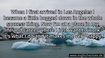 Englisches Zitat von John Glover als Bild