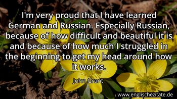 Englisches Zitat von John Grant als Bild