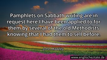 Englisches Zitat von John Hawley als Bild