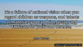 Englisches Zitat von John Hersey als Bild