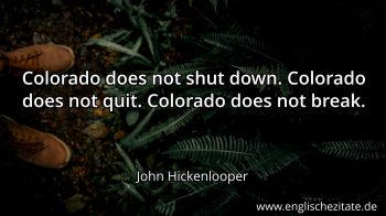 Englisches Zitat von John Hickenlooper als Bild