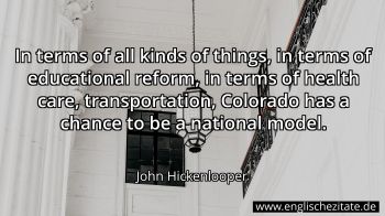 Englisches Zitat von John Hickenlooper als Bild