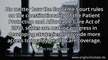 Englisches Zitat von John Hickenlooper als Bild