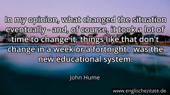 Englisches Zitat von John Hume als Bild