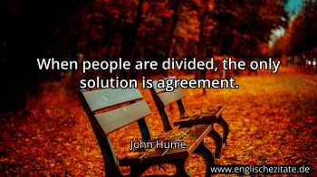 Englisches Zitat von John Hume als Bild