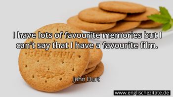 Englisches Zitat von John Hurt als Bild