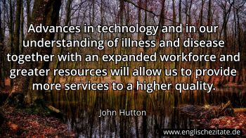Englisches Zitat von John Hutton als Bild
