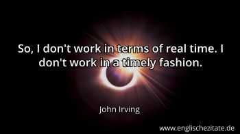 Englisches Zitat von John Irving als Bild