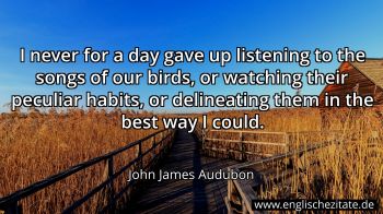 Englisches Zitat von John James Audubon als Bild