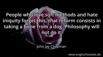 Englisches Zitat von John Jay Chapman als Bild
