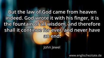 Englisches Zitat von John Jewel als Bild