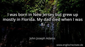 Englisches Zitat von John Joseph Adams als Bild