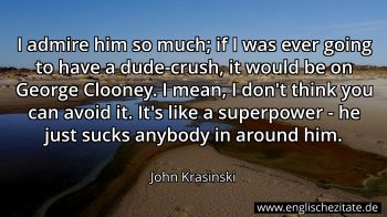 Englisches Zitat von John Krasinski als Bild