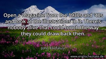 Englisches Zitat von John Kricfalusi als Bild