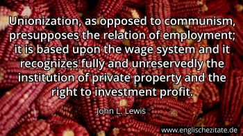 Englisches Zitat von John L. Lewis als Bild